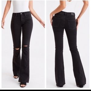 American Eagle High Rise Slim Flare Jeans Size 12